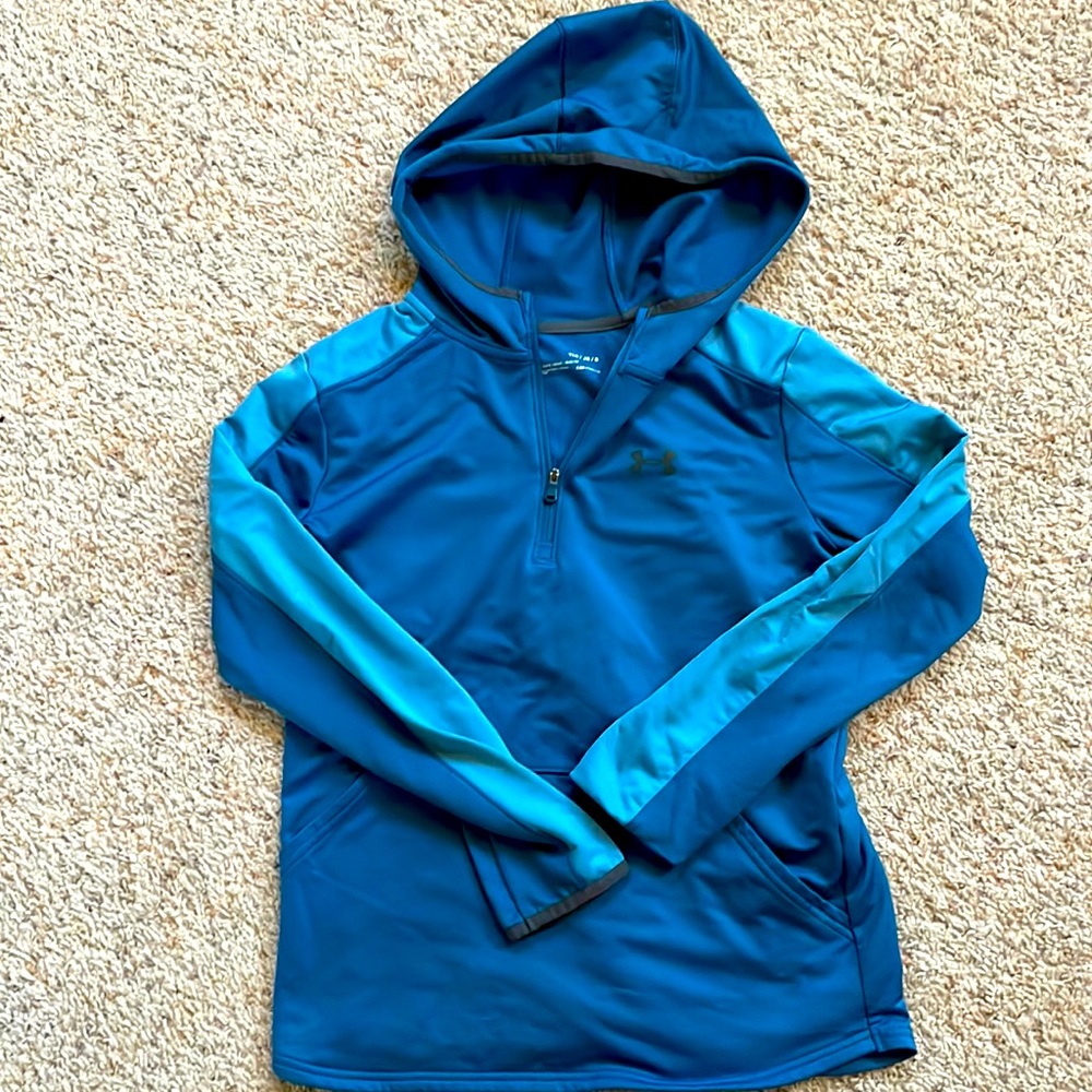 Under Armour Youth Zip Neck Hoodie Size L